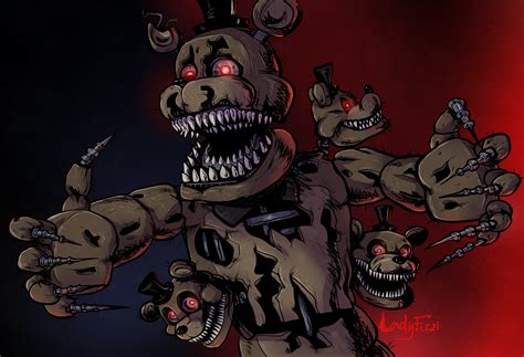 Nightmare Freddy Fanart Its Been Sitting On My Hard Drive For A