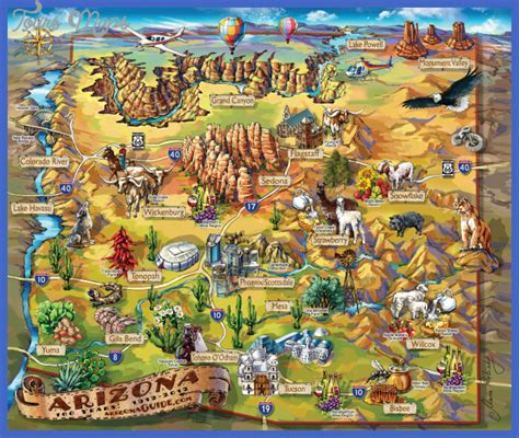Tucson Map Tourist Attractions