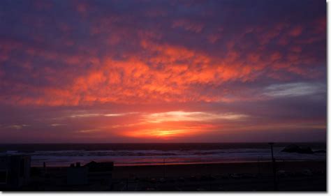 Tonights Sunset At Ocean Beach Richmond District Blog