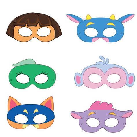 9 Best Images Of Dora Printable Mask Dora The Explorer Face Mask