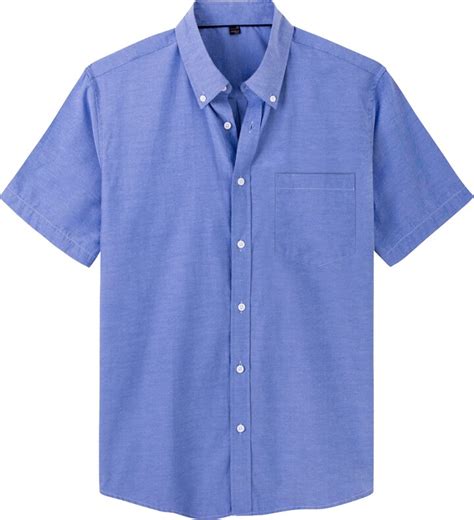 Alimens Gentle Men S Short Sleeve Oxford Shirt Regular Fit Button