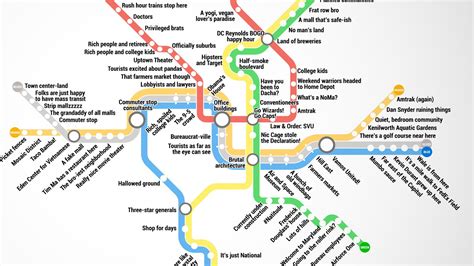 Map Of Washington Dc Metro Color 2018