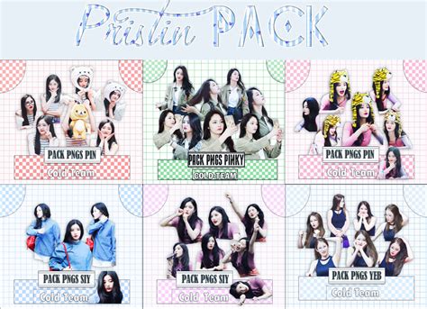 Pack Render 155 To 160 Pristin Pack By Cold Team On Deviantart