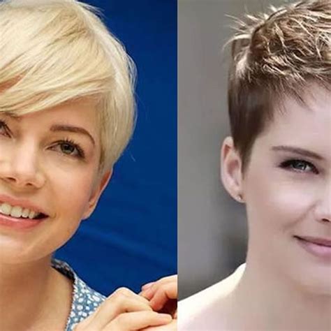 2019 Ultra Short Pixie Haircut For Round Face Pixie Haircut For Round