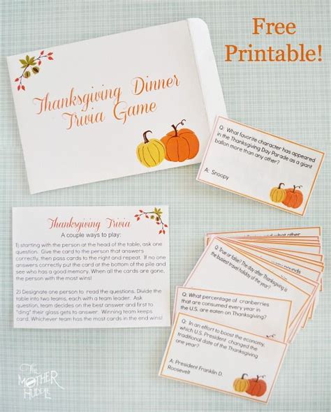 This huge list of activities is perfect for multiple ages to play together at home or in restaurants! 28 Thanksgiving Family Games & Traditions | {Free ...