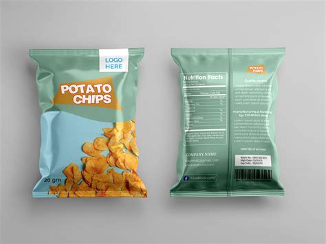 Potato Chips Packaging Design By Khairul On Dribbble