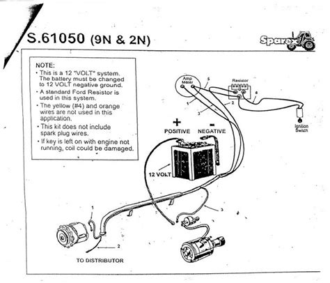 Wiring Diagram 8n Ford Tractor