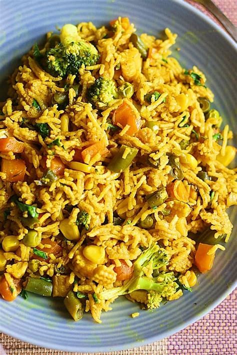 Curried Rice Recipe Vegan Cook Click N Devour