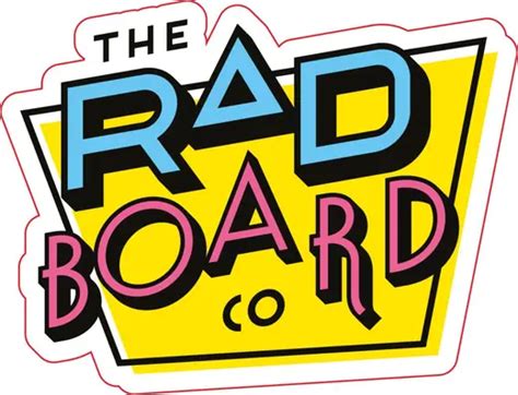 Rad Logo Sticker Skateboards Skatepro