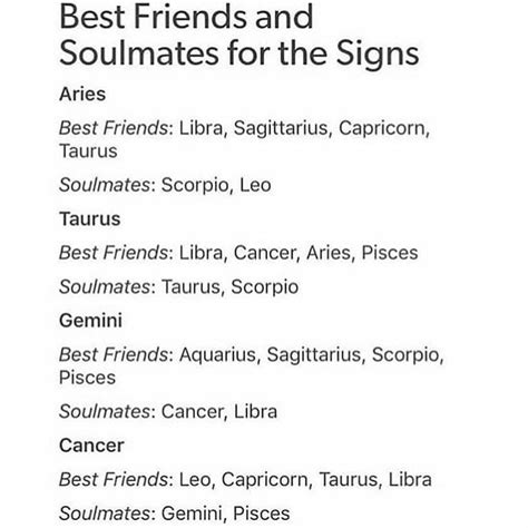 Moonly Horoscopes On Instagram Best Friends And Soulmates For The