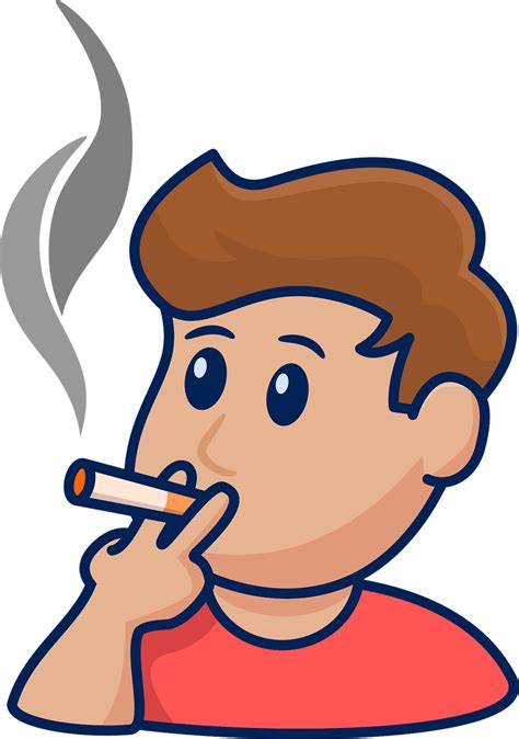 Man Cigarette Smoke Free Vector Graphic On Pixabay