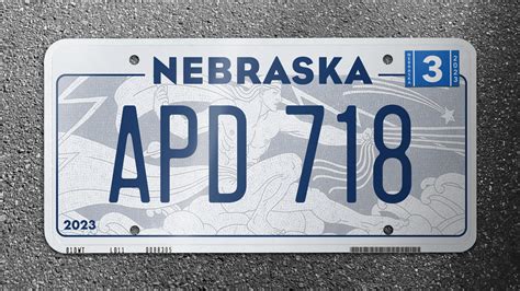 Oxide Drew Davies Nebraska License Plate