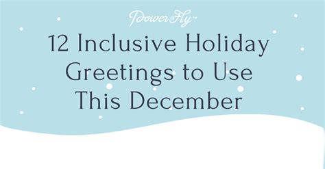 12 Inclusive Holiday Greetings To Use This December Powertofly Blog