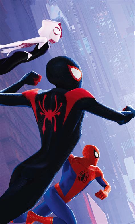 1280x2120 Spiderman Into The Spider Verse International Poster Iphone 6