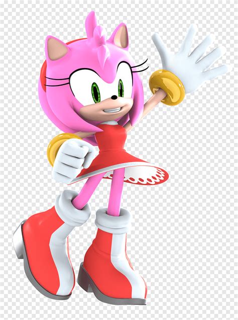Amy Rose Sonic D Arte Tridimensional Del Espacio Amy Diverso