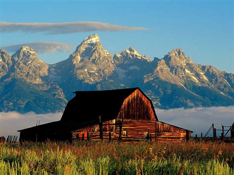 Sfondo Parco Nazionale Del Grand Teton Wyoming Stati Uniti Damerica