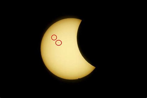 What Were The Mystery Black Spots Seen During The Solar Eclipse