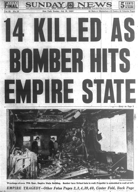 B 52 Bomber Crash Empire State Building