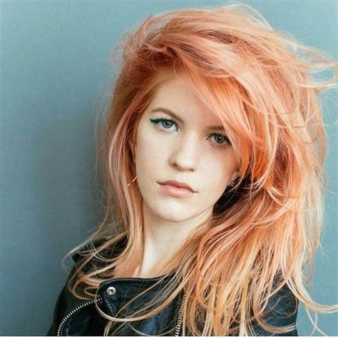Apricot Hair Color Hair Colar And Cut Style