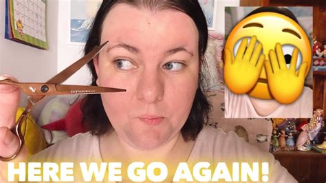 Cutting My Hair At Home  Help 🤦🏻‍♀️ Youtube