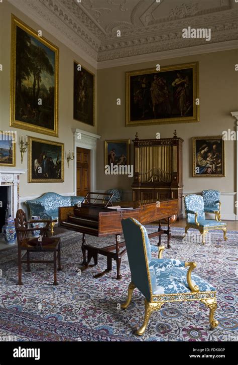 The Music Room At Kedleston Hall Derbyshire The Music Room Was