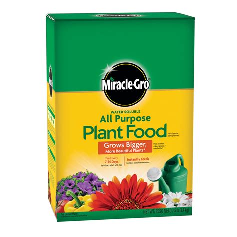 Miracle Gro Water Soluble All Purpose Plant Food 7 5 Lb Walmart