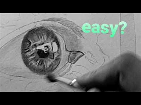 How To Draw Realistic Eye Pupil Step By Step Time Lapse For Beginners