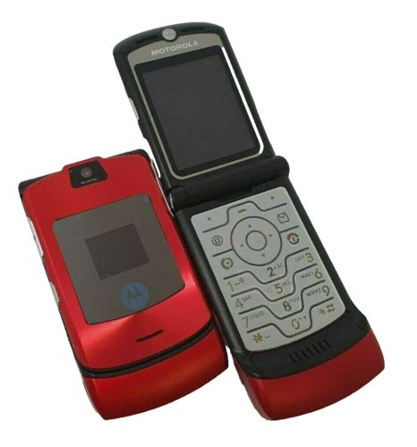 Motorola Razr V3i Retro Flip Phone Red Unlocked Pristine Grade A