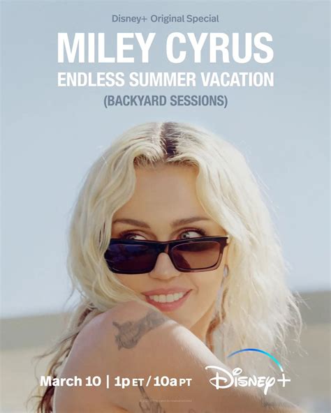 Miley Cyrus Charts On Twitter The Disney Special Of Endless Summer Vacation Will Include