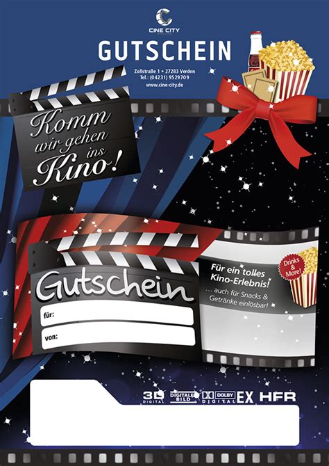 Kinogutschein Kinoticket Vorlage Zum Ausdrucken Diy Geldgeschenk Kino Gutschein Bienchenweb