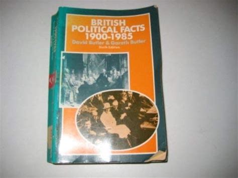 Buy British Political Facts 1900 85 Palgrave Historical And Political