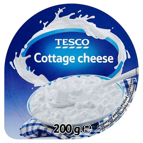 Tesco Low-Fat Cottage Cheese 200 g - Tesco Groceries