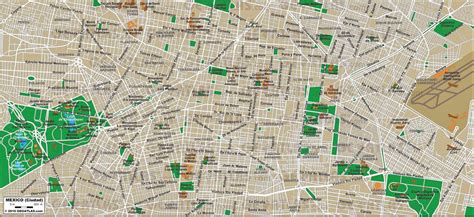 Maps Of Mexico City Free Printable Maps