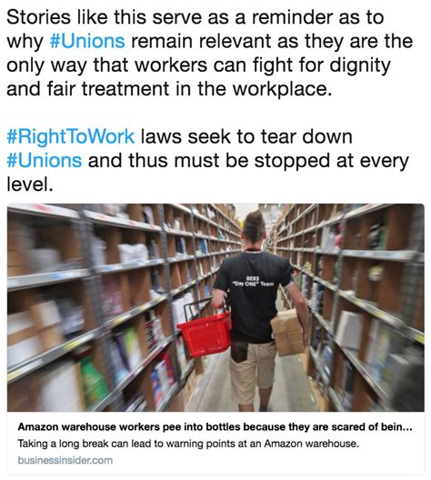 Stories Like This Serve As A Reminder As To Why Unions Remain Relevant
