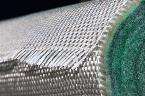 Fiberglass Fabric Composite Roll Material Stock Image Image Of