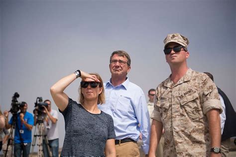 Secretary Of Defense Ash Carter And His Wife Stephanie Picryl Public
