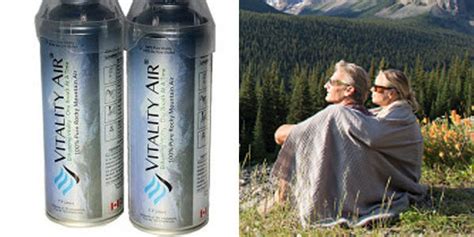 Vitality Air Edmonton Entrepreneurs Sell Banff Bottled Air