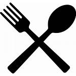 Fork Icon Sendok Garpu Eating Eat Vektor