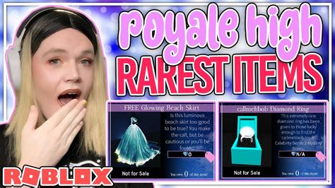 These Are The Rarest Items In Royale High 2021 Youtube