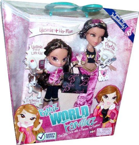 Bratz World Familiez 2 Pack Doll Set Yasmin As A Little Kid And Her