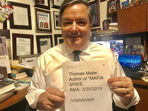 I Am Thomas Maier Author Of Mafia Spies The Inside Story Of The Cia
