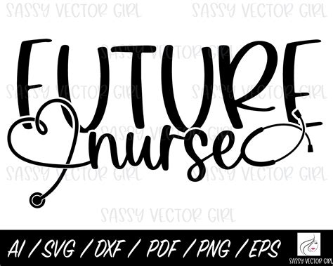 Future Nurse Svg Nursing Student Svg Future Rn Svg Nursing Etsy