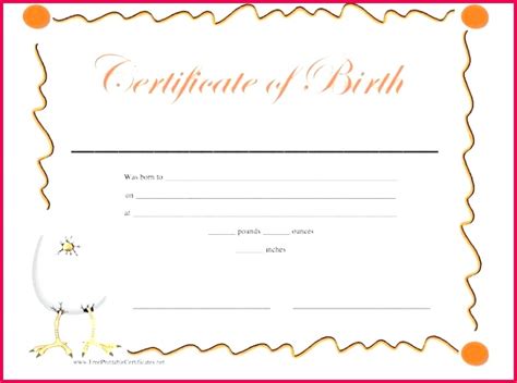 Just select your favorite certificate design, enter your personalized text and then download your certificate as a pdf, ready for printing on your home printer. 3 Make Fake Birth Certificate Template 94493 | FabTemplatez