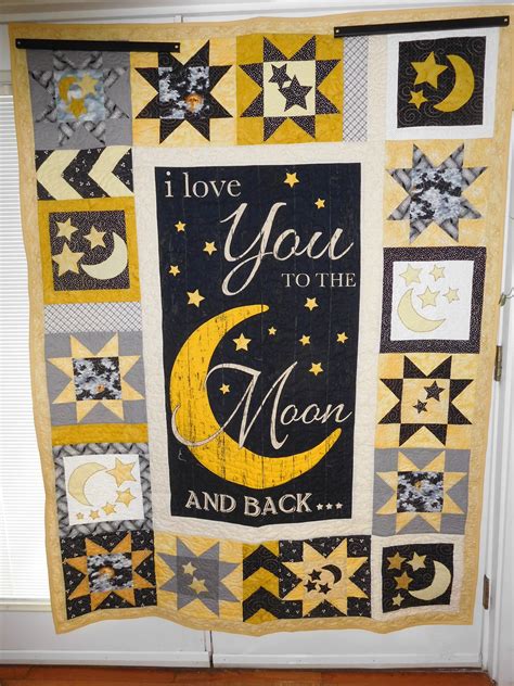 Love You To The Moon And Back Quilt Etsy