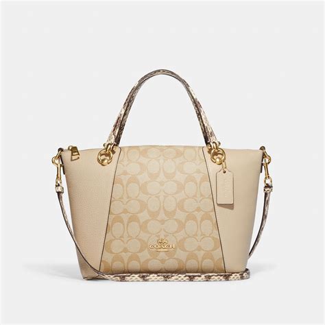 Coach Outlet Kacey Satchel In Natural Lyst