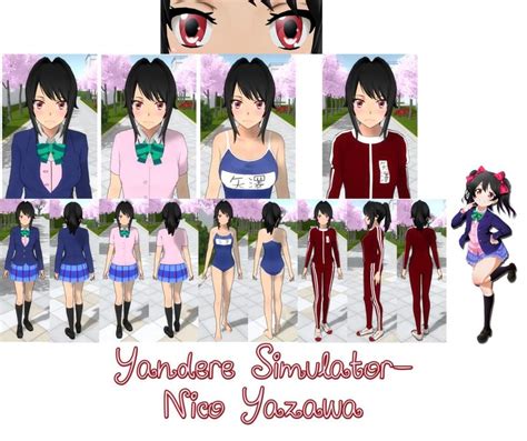 New Skin Nico Yazawa Yandere Simulator Amino