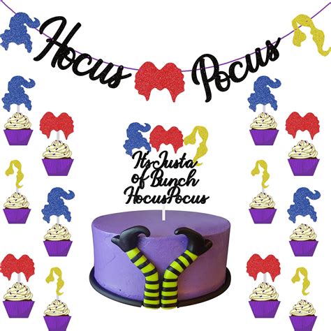 Buy Hocus Pocus Glitter Banner Hocus Pocus Halloween Decorations