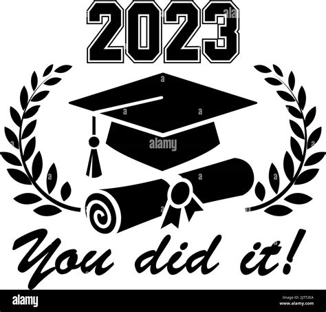 2023 Class Graduate The Concept Of Decorate Congratulation For School
