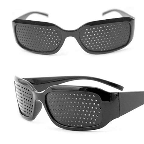 small holes pinhole glasses plastic anti fatigue eye exercise correction glasses for sports