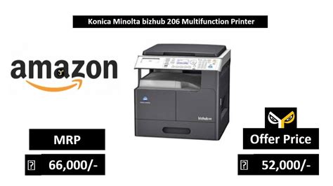 Reports issued by 314/377 users. Konica Minolta bizhub 206 Multifunction Printer - YouTube